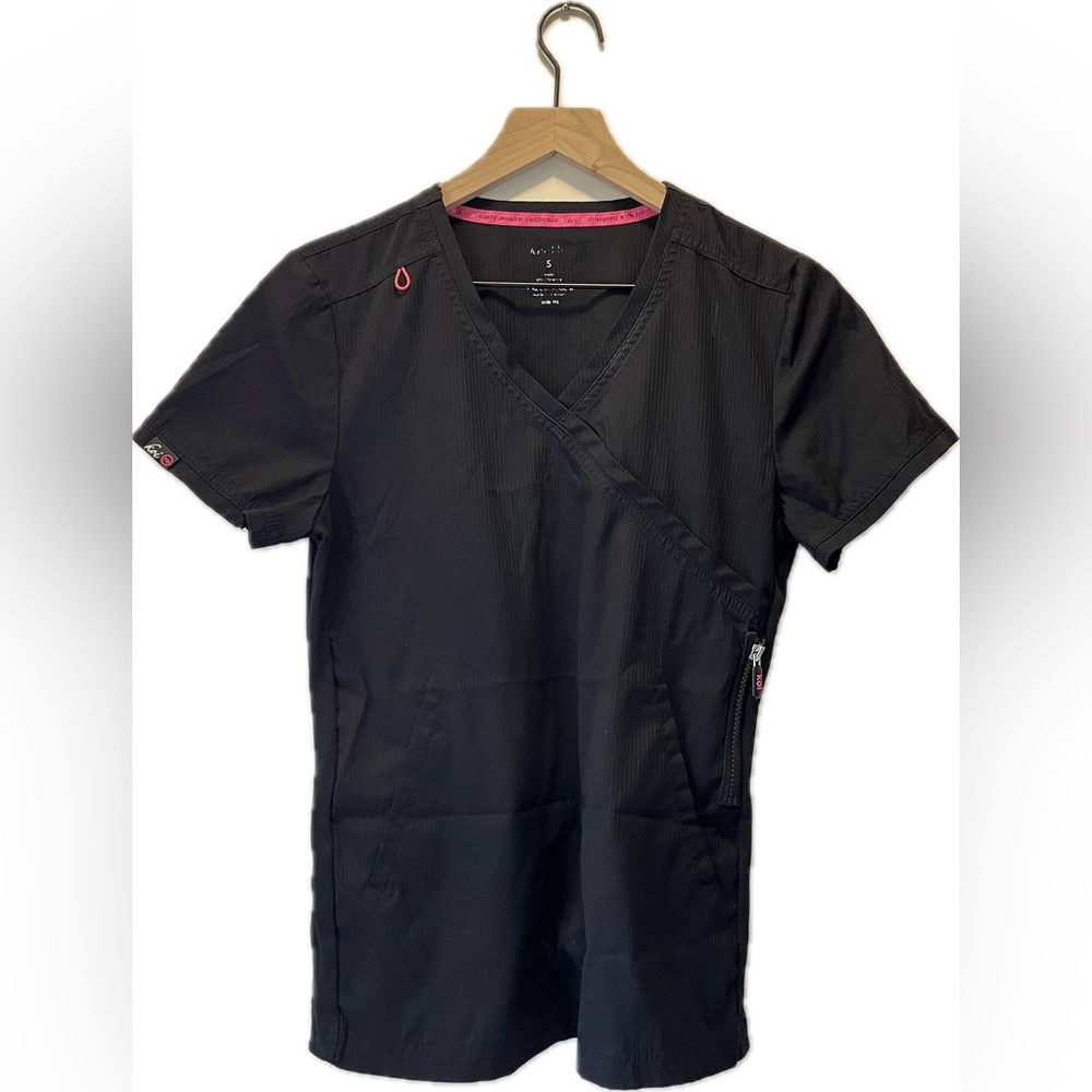 COPY - Koi Lite Scrub Top, Black, Size S